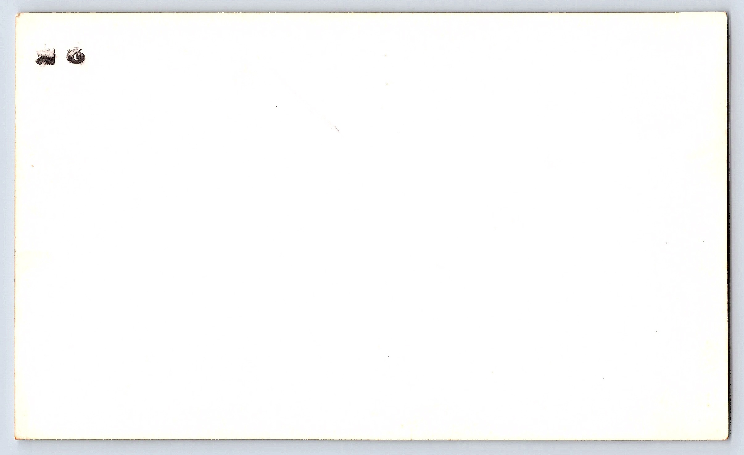 Vintage Cabin Photograph, Gelatin Silver Print, 3.5 × 5.8 inches, 1940s - Back