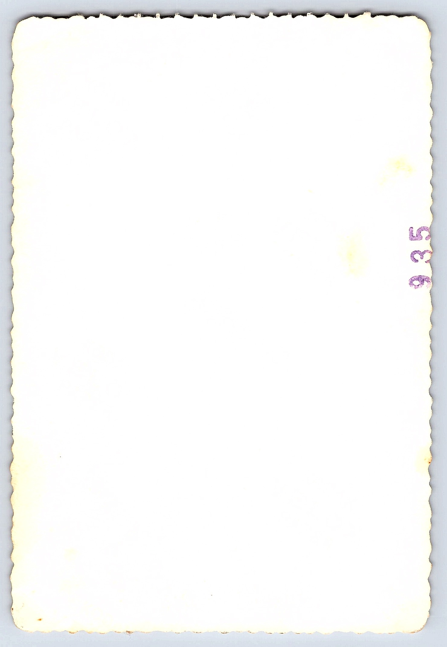 Woman in Traditional Dress, Black and White Photo, 3.5 × 5 inches, 1950s - Back