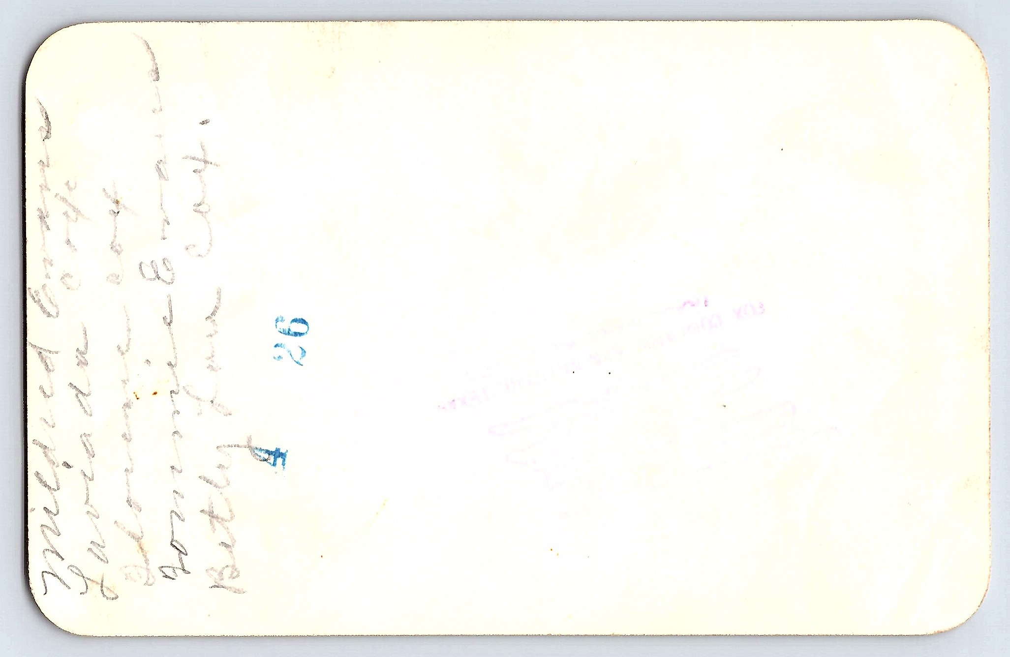 Children on Wagon, Black and White Photograph, 3.1 × 4.89 inches, 1940s - Back