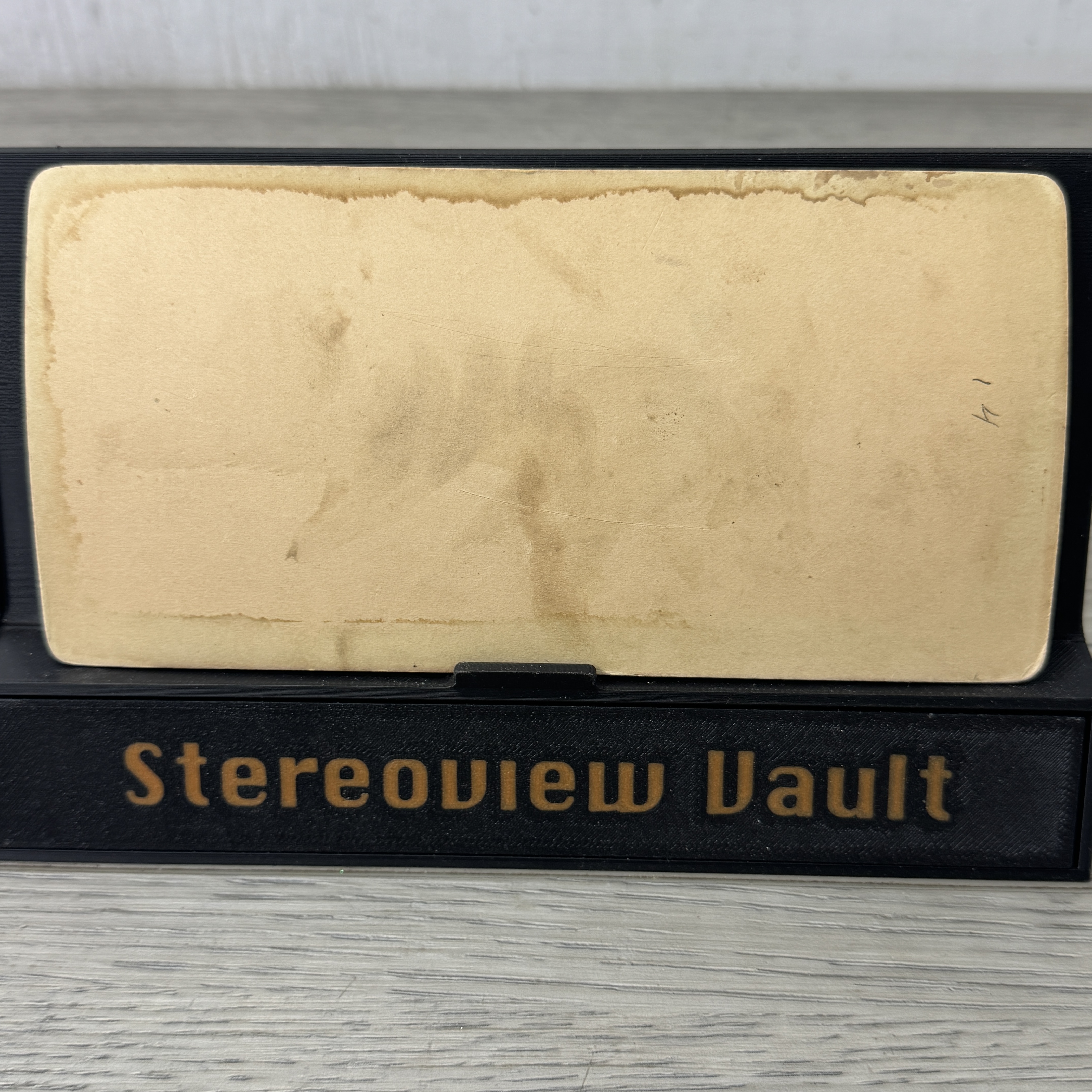 Strohmeyer & Wyman Stereoview, Col. Wm. Wherry, c. 1890s, Kansas - Back