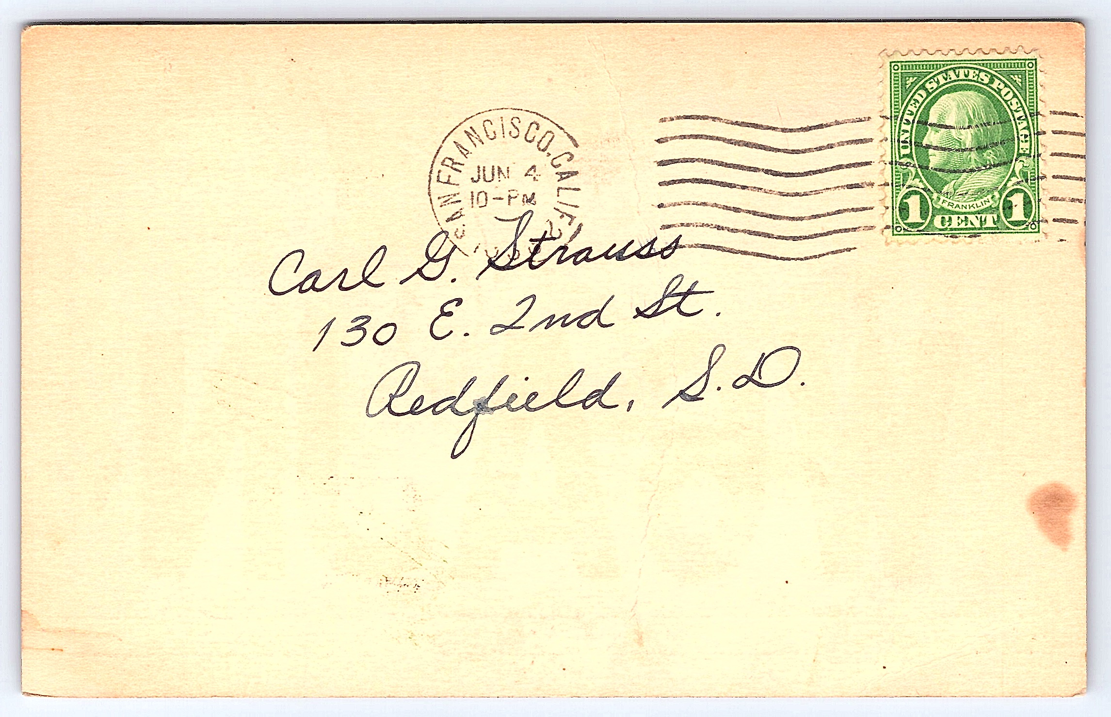 Harold Sowers QSL Card, San Francisco, 1936, Radio Communication - Back