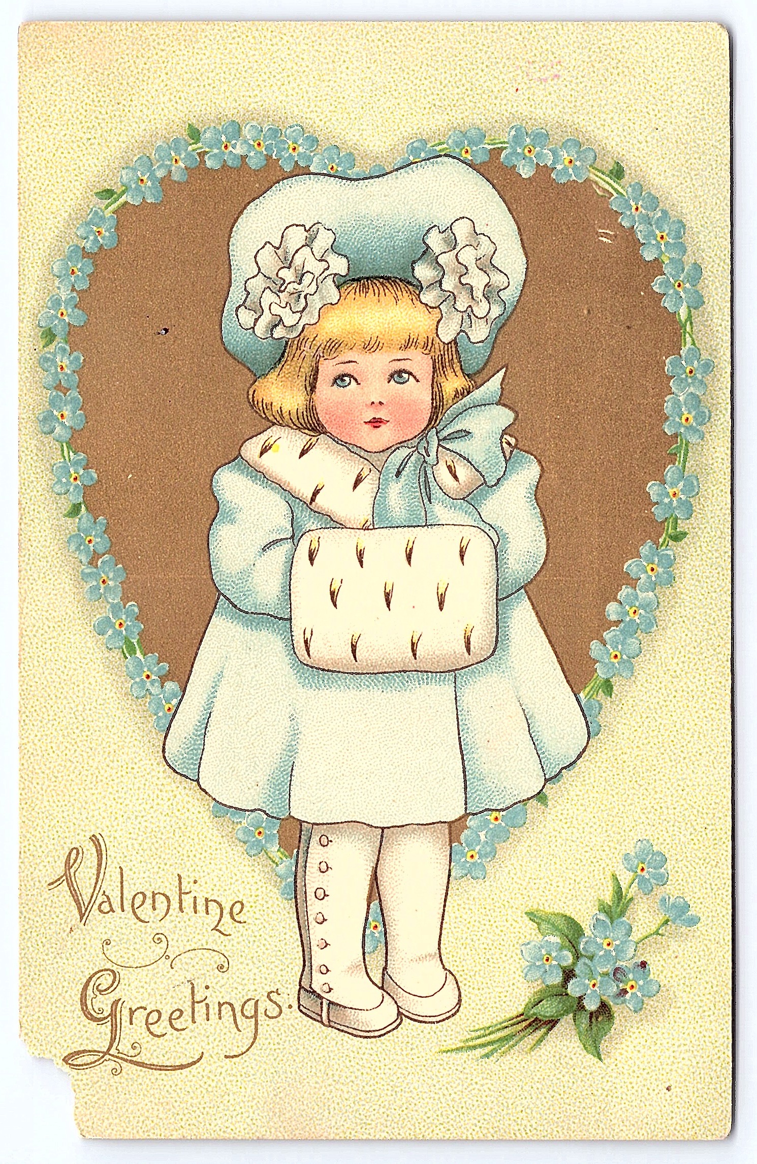 Tuck's Valentine's Postcard, Divided Back, 1908 - Front