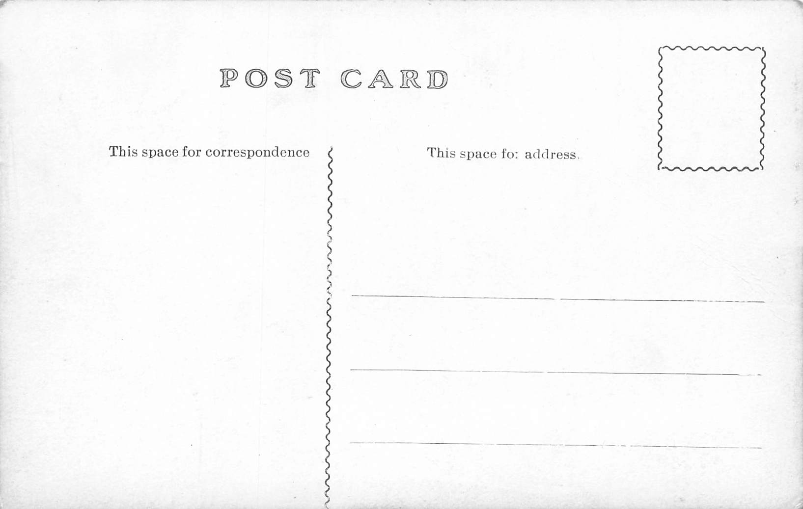 Cement and Tile Factory, Tracy, Minn., Divided Back Postcard, c.1910s - Back