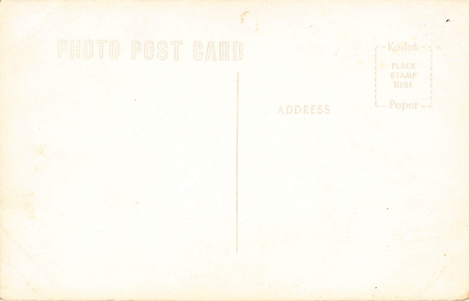 Kodak RPPC Mt. Wilson Observatory Airview, California, 1930s - Back