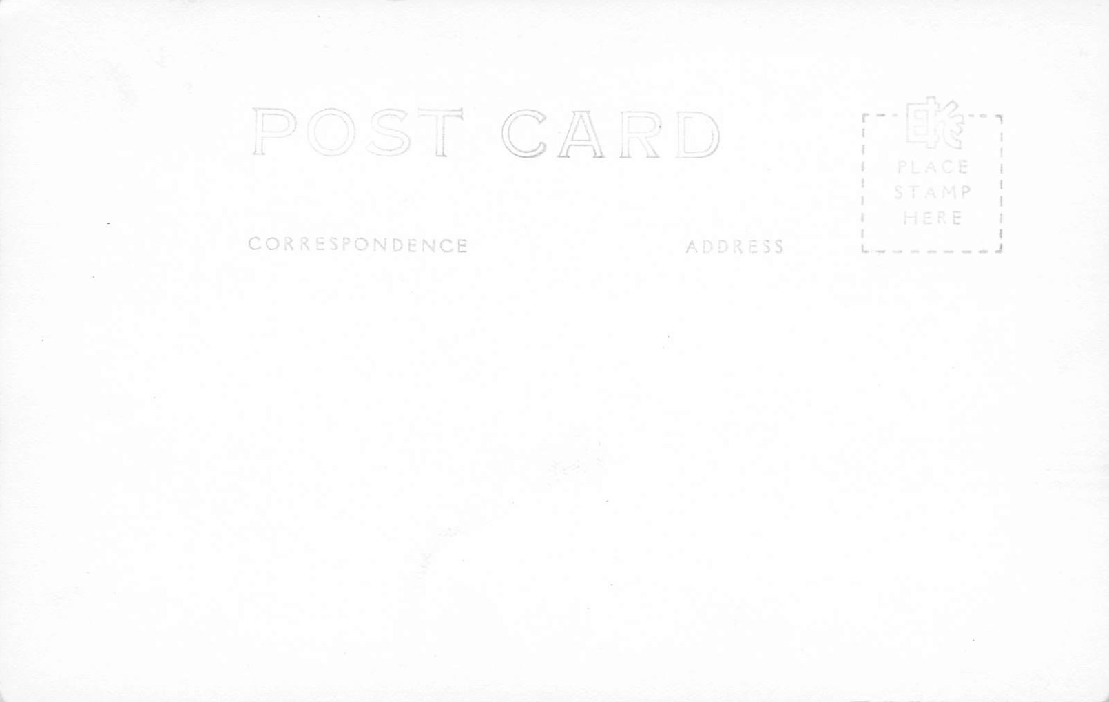 Presbyterian Church, RPPC, Midland, MI, 1940s - Back